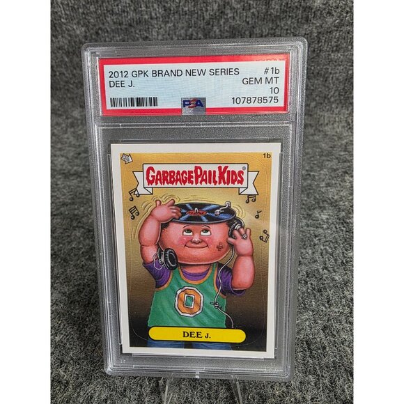 2012 Garbage Pail Kids Dee J 1b PSA 10 Gem Mint Brand New Series 1 Graded Card - Picture 1 of 3